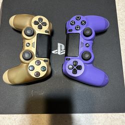 1TB PS4 with 2 controllers and 4 games