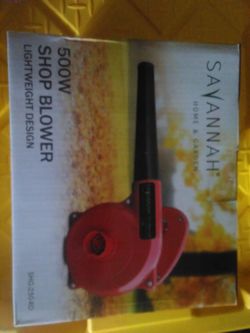 Savannah Home Garden 500watt Shop Blower Red color