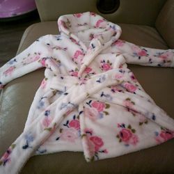 Girl Baby Bath Robe Up To 9 Mos