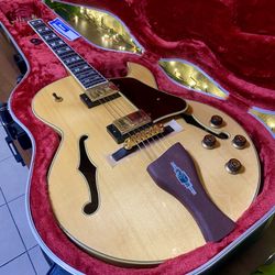 Ibanez LGB30 George Benson Signature Hollowbody Electric Guitar Natural