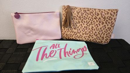 Set Of 3 New Pouches Cute 