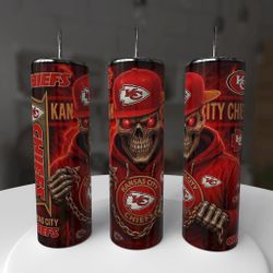 Kansas City Chiefs Football Tumbler