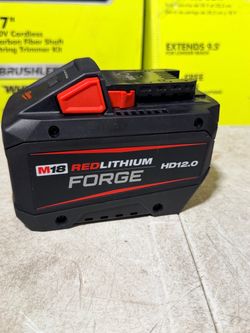 Milwaukee M18 18V Lithium-lon REDLITHIUM FORGE HD 12.0 Ah Battery Pack NEW $220