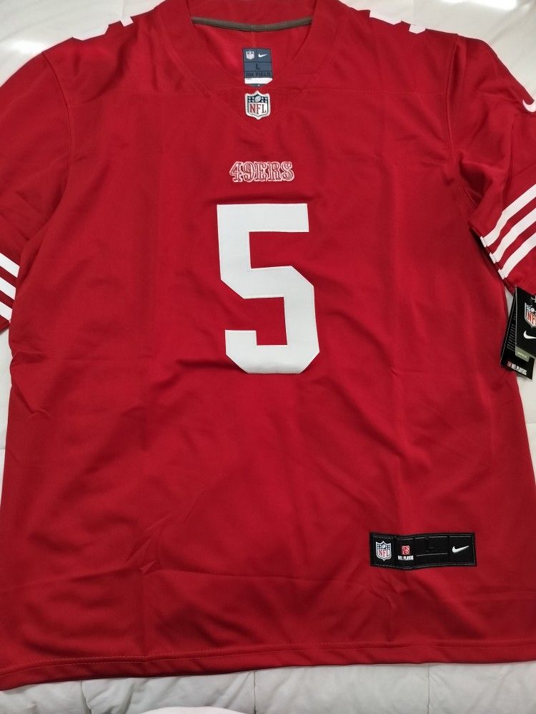 (New) Trey Lance 49ers Jersey L