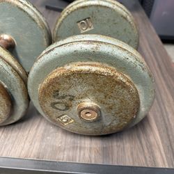 (2) 50lb  Dumbbells 