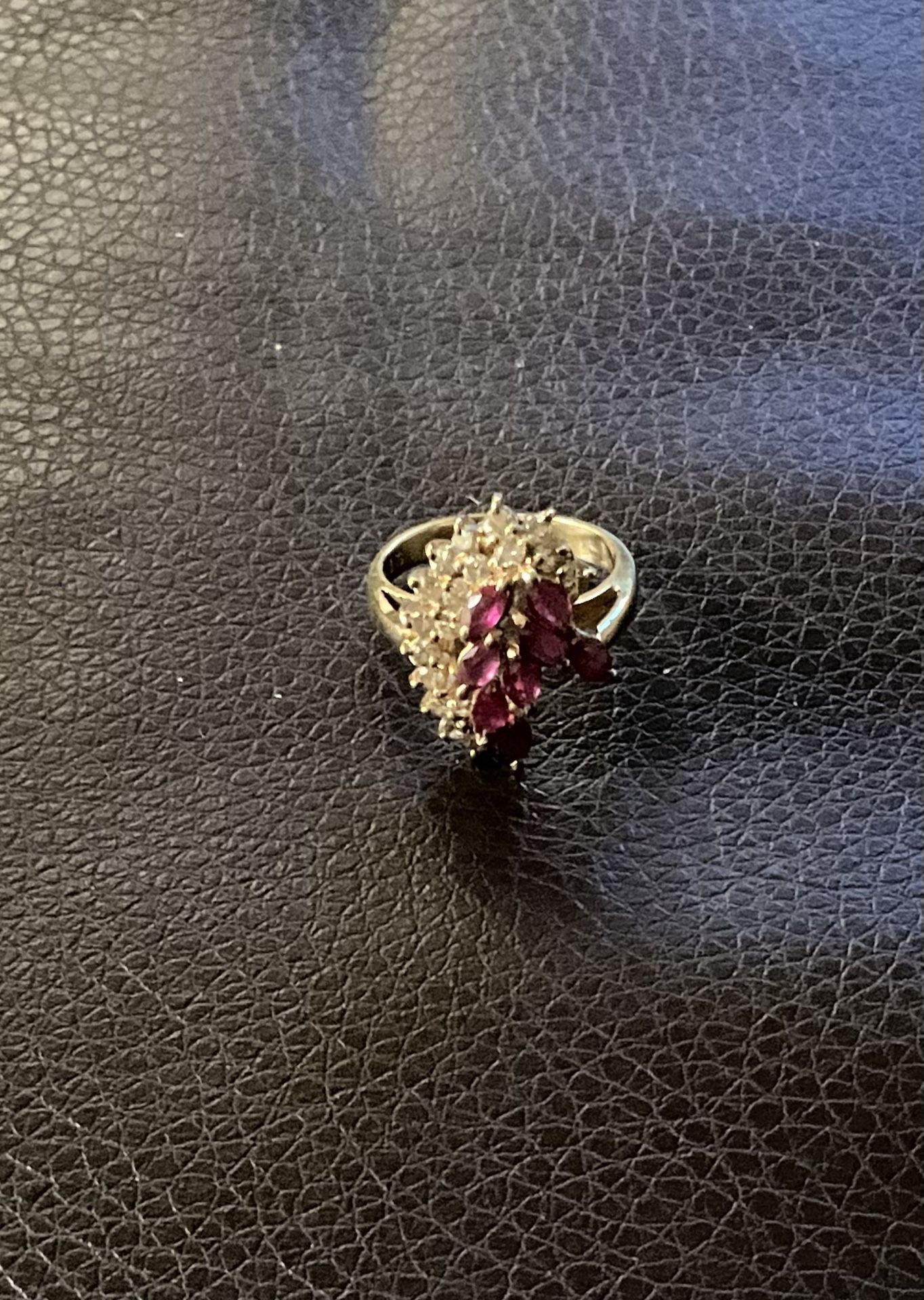 Ruby And Diamond Ring 14k