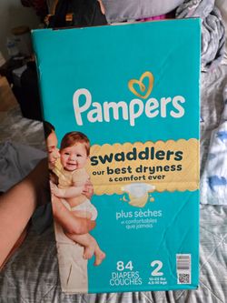 Pampers Swaddlers Size 2 Diapers 84 Count