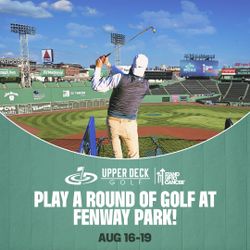 6 Tickets UpperDeck Golf @ Fenway 8/18