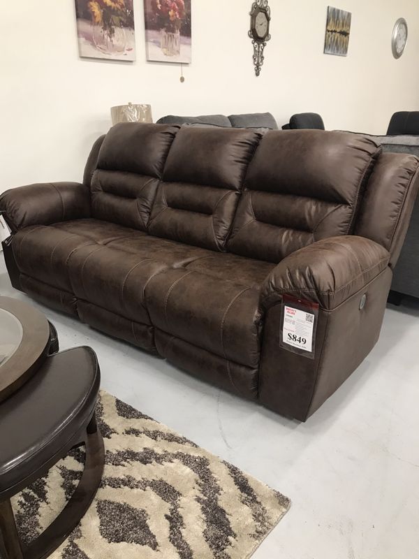 All Brand New Ashley Power Recliner Sofa only $849 or just $50 Down