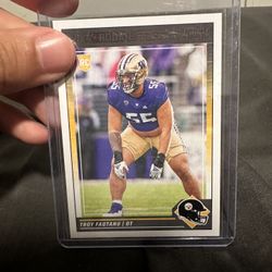 Troy Fautanu 2024 Panini Score Football Rookie Card