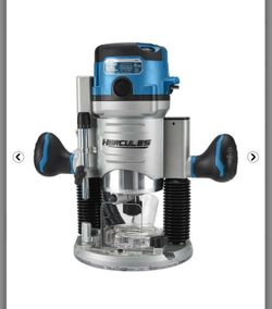 Hercules 12 Amp Variable-Speed Fixed Base Router with Plunge Base Kit