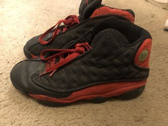 Nike Air Jordan 13 Size 10 Black and Red