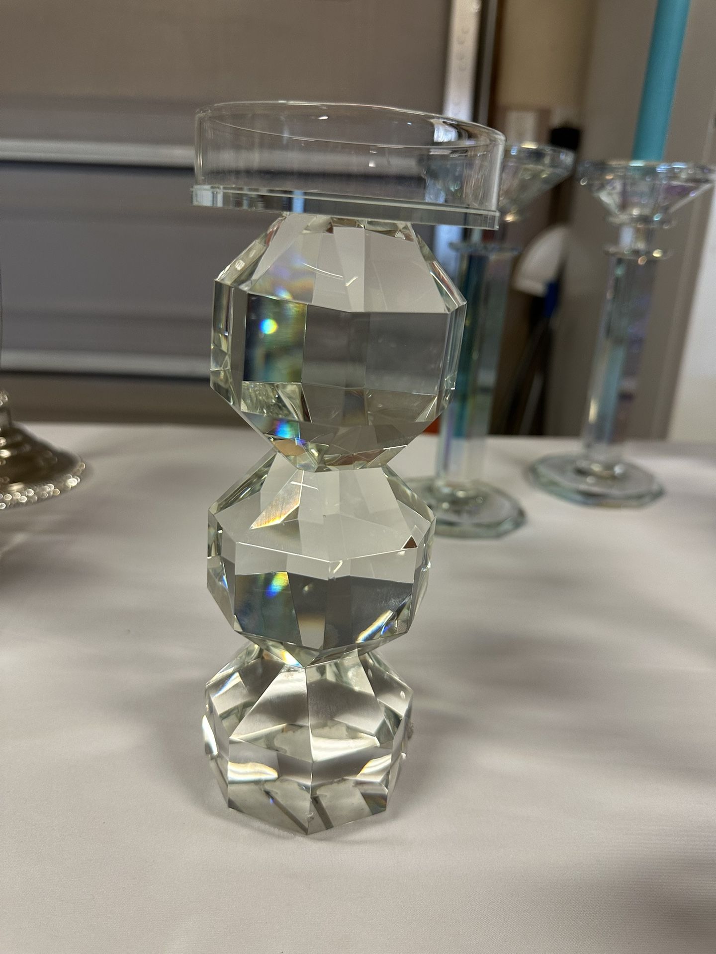Beautiful Glass Candle Holder