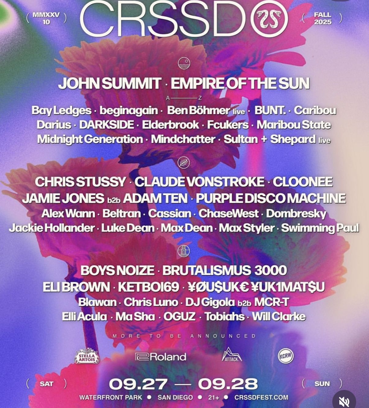 CRSSD Sunday ticket