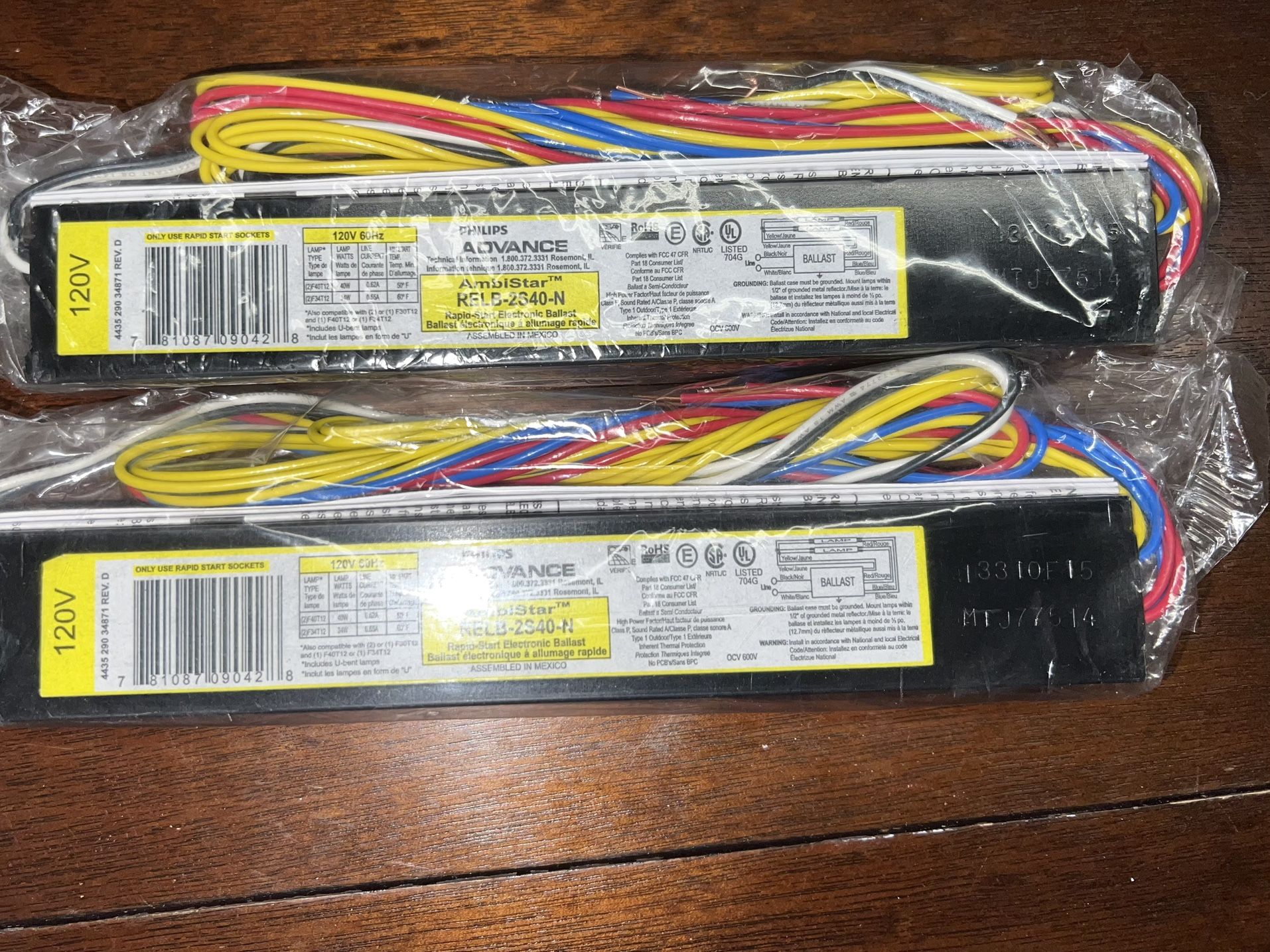 Rapid Start Electronic Ballasts