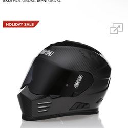 Simpson Motorcycle helmet  Ghost Bandit Helmet Adult small carbon fiber