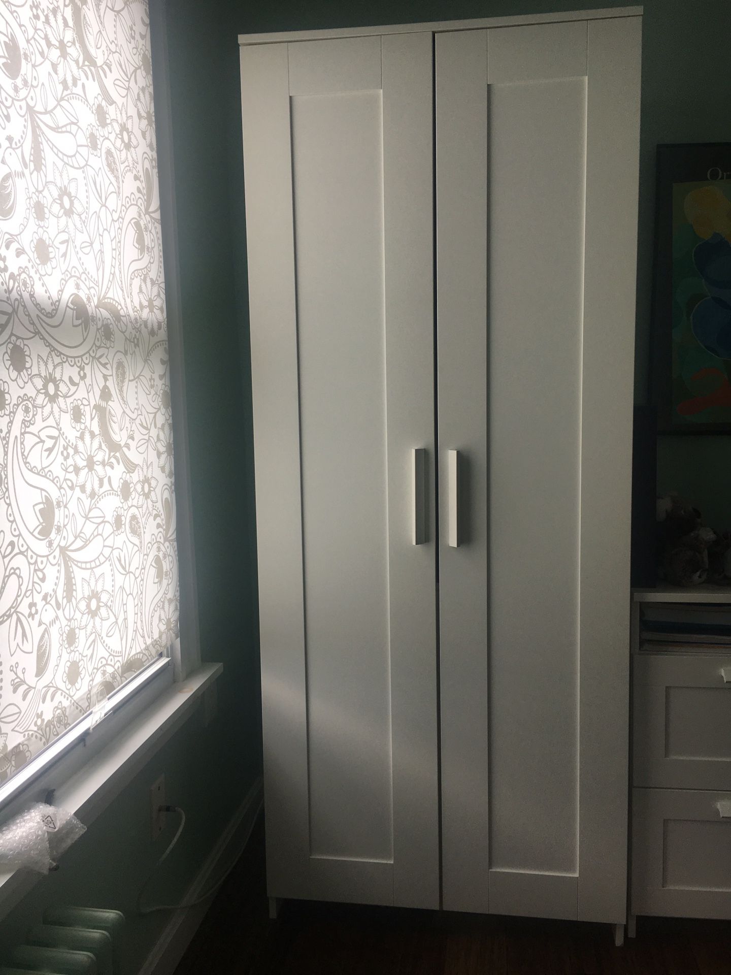 IKEA wardrobe with two shelves