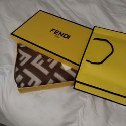 Fendi Color Gradient Scarf