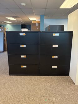 HON 4-Drawer Lateral File Cabinet – Heavy Duty Commercial Office Storage