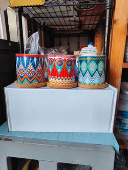 Ceramic Mini Pot Set