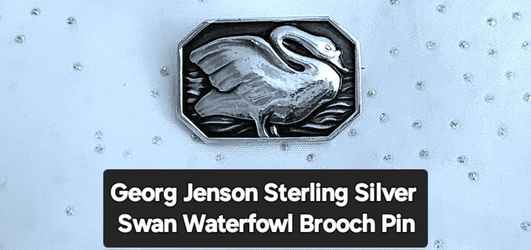 Georg Jensen Waterfowl Brooch 