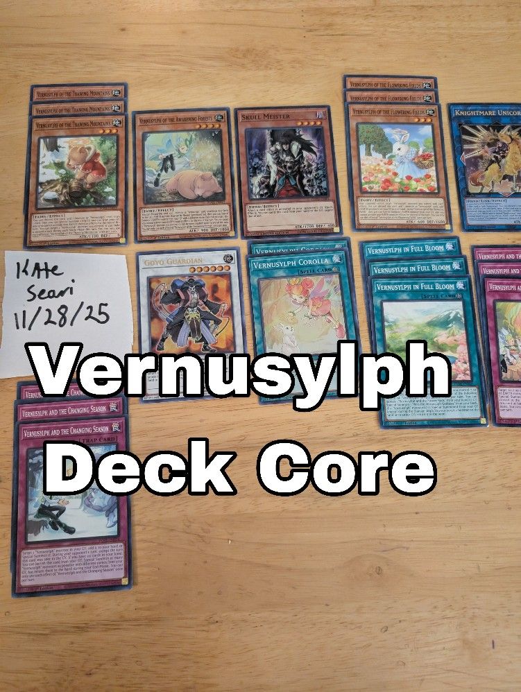Yu-Gi-Oh Vernusylph Deck Core 