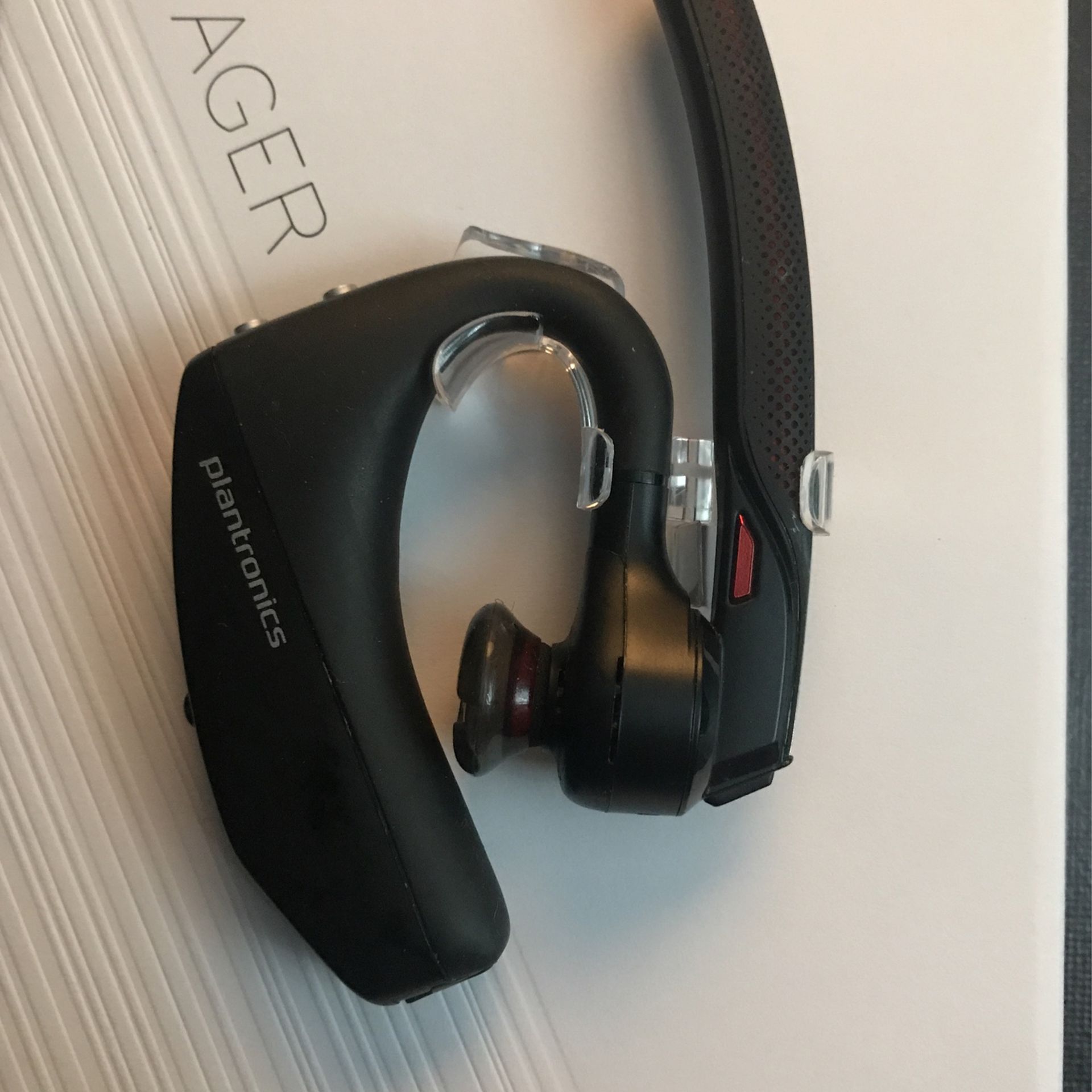 Plantronics - Voyager 5220 Bluetooth Headset with Amazon Alexa - Black