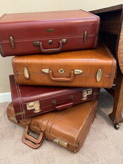 Antique suitcases