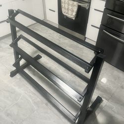 Cash only no Zelle 51 inch wide new dumbbell rack 1200lb weight capacity check my page for other gym equipment 