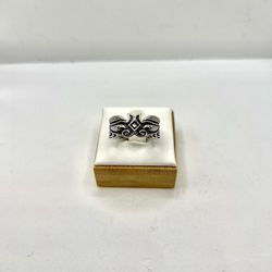 Beast Face Tibetan Silver Ring - Size 8.5