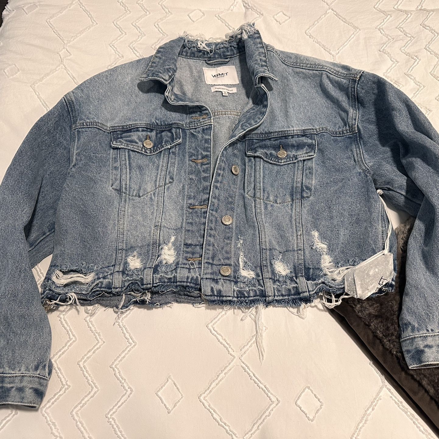 Vervet Distressed Jean Jacket