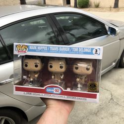 Mark Hoppus, Travis Barker, Tom Delonge Funko Pop 3 Pack