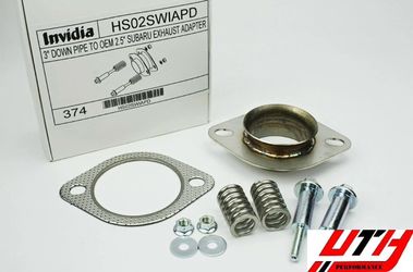 INVIDIA 3" Pipe to 2.5" OEM Exhaust Adapter for WRX STi Legacy Forester