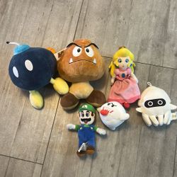 Super Mario Plushies