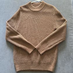 Gap caramel sweater size small.