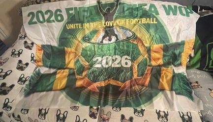 World Cup FIFA 2026 soccer flag