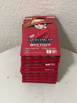 One Piece Carrying On His Will Sleeved Booster Pack Carrying On His Will OP13