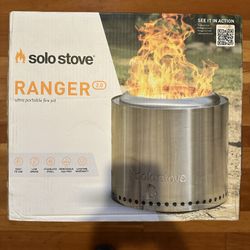 Solo Stove Ranger 2.0, Smokeless Fire Pit - BRAND NEW IN BOX