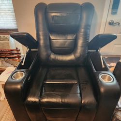 Leather Electronic Recliner