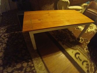 Coffee table wood 47 x 23 x 18"H