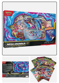 Mega Greninja Ex box " Trade"