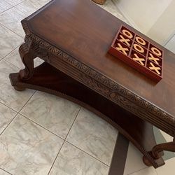 3 Wooden Coffee Tables 