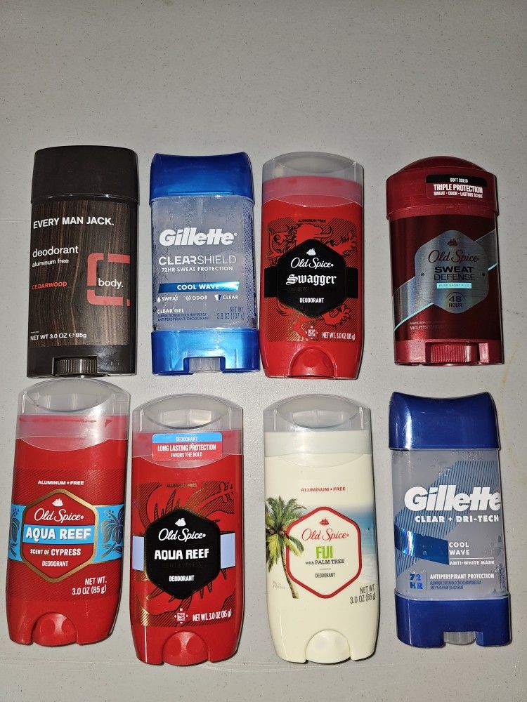 MENS DEODORANTS,  OLD SPICE GILLETTE 