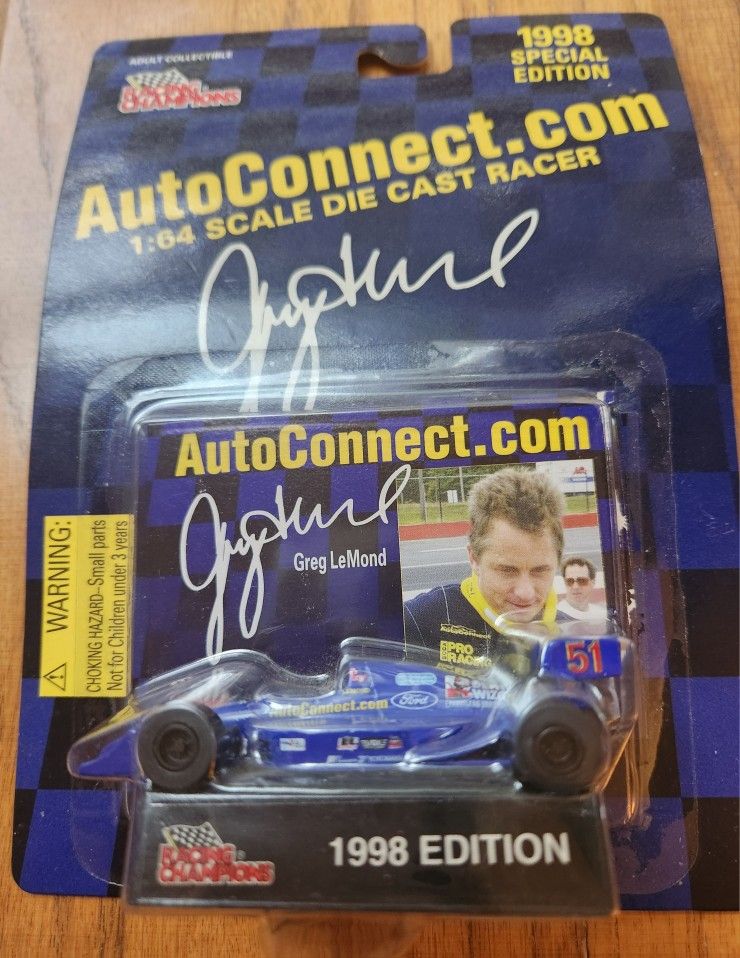 Collectible Greg LeMond 1:64 Scale Diecast Racer/1998 Edition