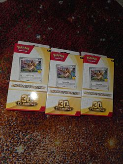 Pokémon TCG 30th Celebration Knock Out Collection x3