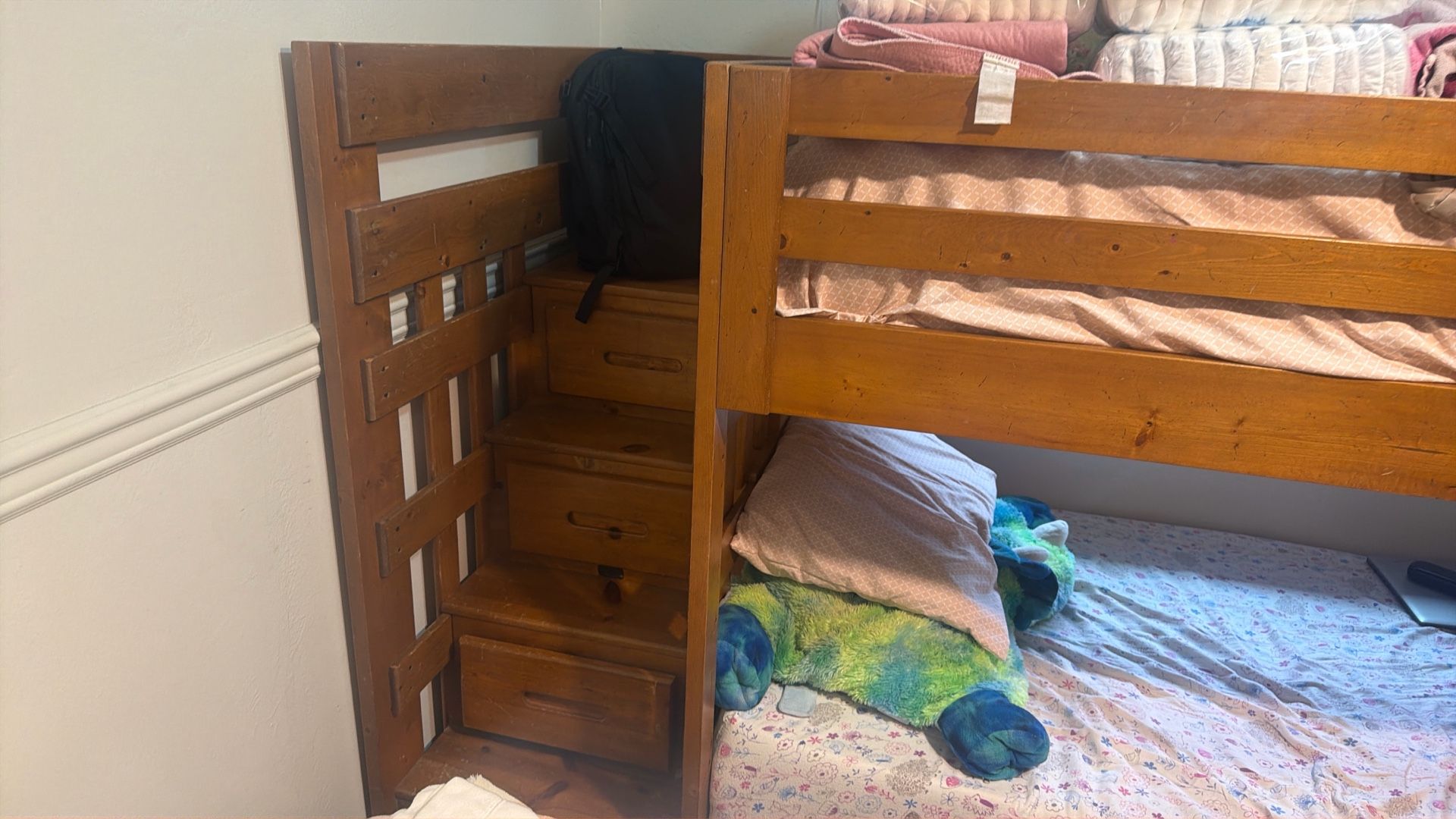 Solid Wood Bunk Bed Free
