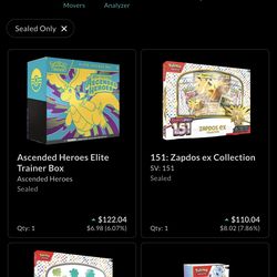 Pokémon sealed collection for trades