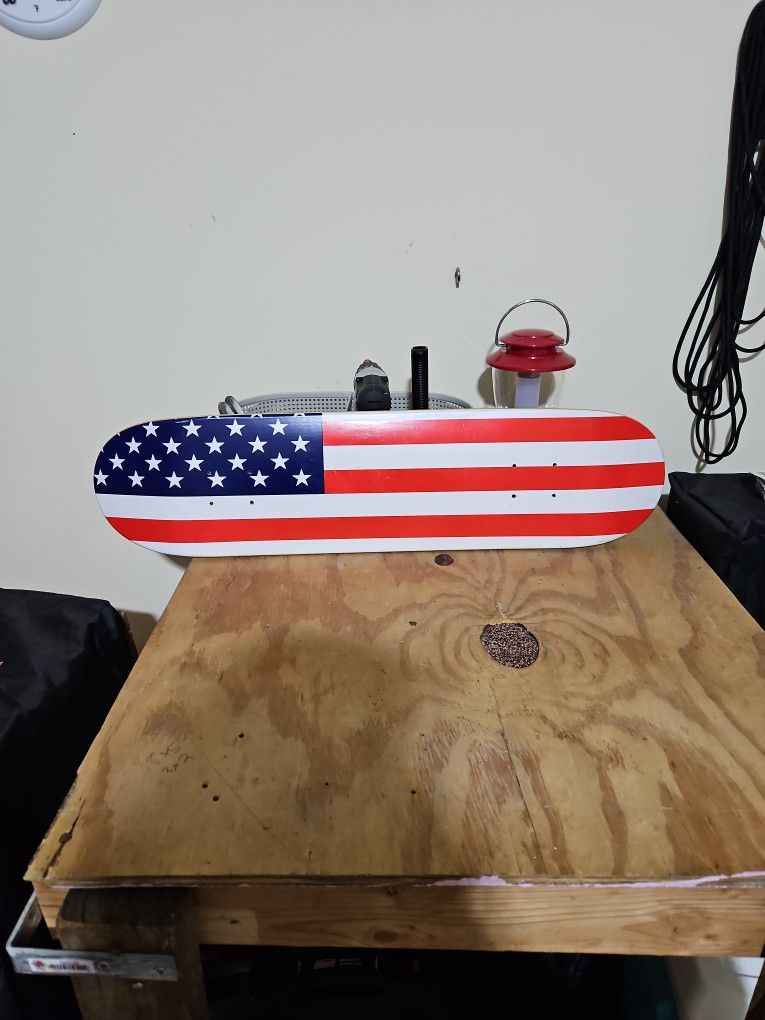 American Flag Skateboard Deck