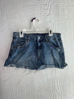 wild fable blue jean skirt