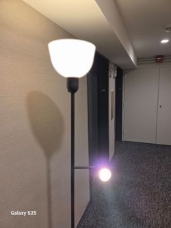 modern black torchiere floor lamp